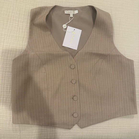 WAYF Layla vest - camel XL - Picture 3 of 3